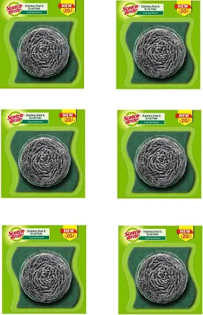 Scotch Brite Stainless Steel Scrub & Pad Combi